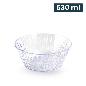 CUENCO RHOMB LUXE 14 CM 530 ML TRANSPARENTE
