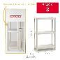ESTANTERIA STACK RECICLADO 3 BALDAS BEIGE F23 JASPEADO