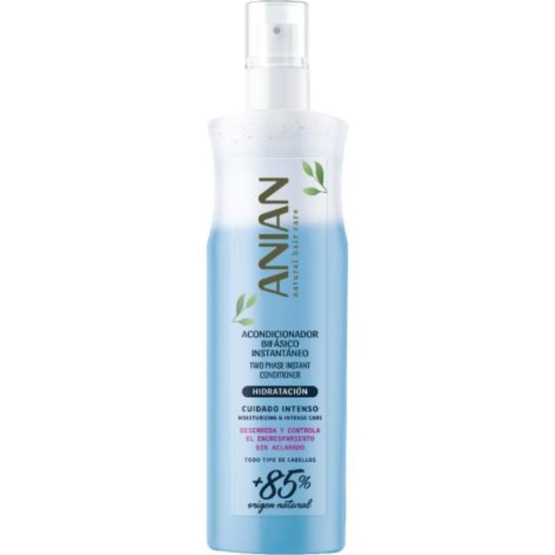 ANIAN ACOND BIFASICO 100 ML MINI AZUL HIDRAT 85% O.NATURAL
