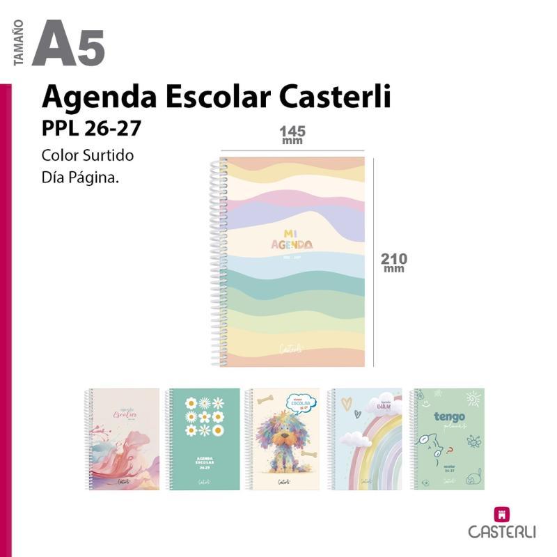 AGENDA ESCOLAR CASTERLI COLEC 26-27 PPL DIA PAGINA 272 PAG SURT