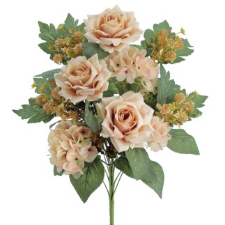 PALMA HYDRANGEA ROSAS BEIGE
