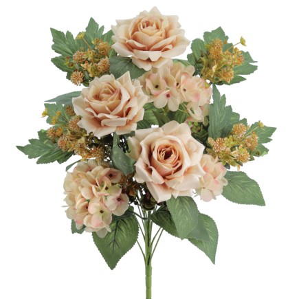 PALMA HYDRANGEA ROSAS BEIGE