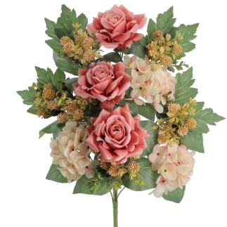 PALMA HYDRANGEA ROSAS SIENA