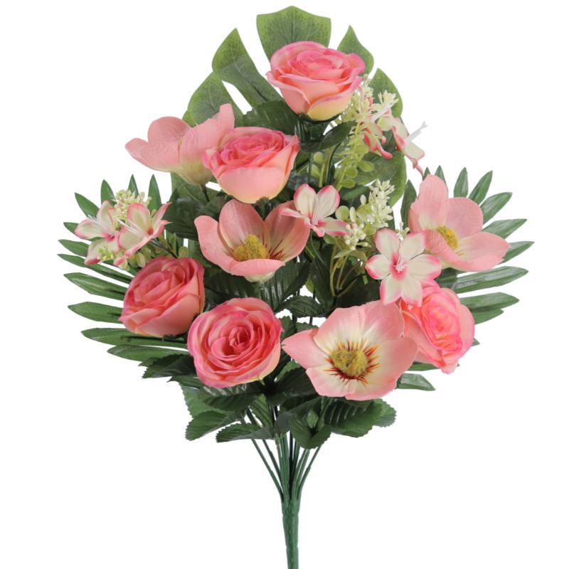 PALMA ROSAS CAPULLOS LILIUM SALMON