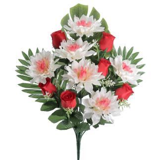PALMA DAHLIAS CAPULLOS ROJO