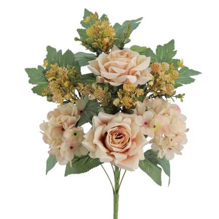 PALMA HYDRANGEA ROSAS BEIGE