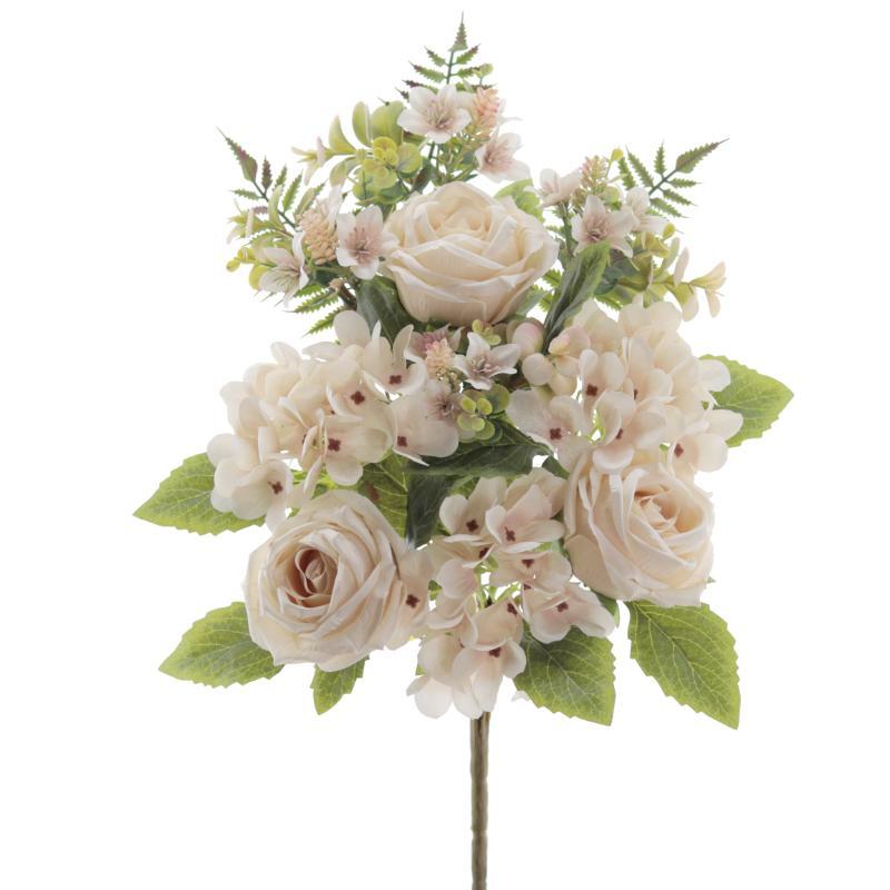 PALMA ROSAS HORTENSIAS CREMA