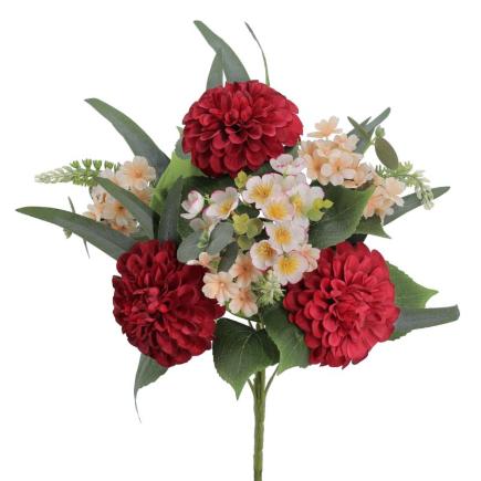 PALMA ZINNIAS MIX ROJO