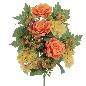 PALMA HYDRANGEA ROSAS NARANJA