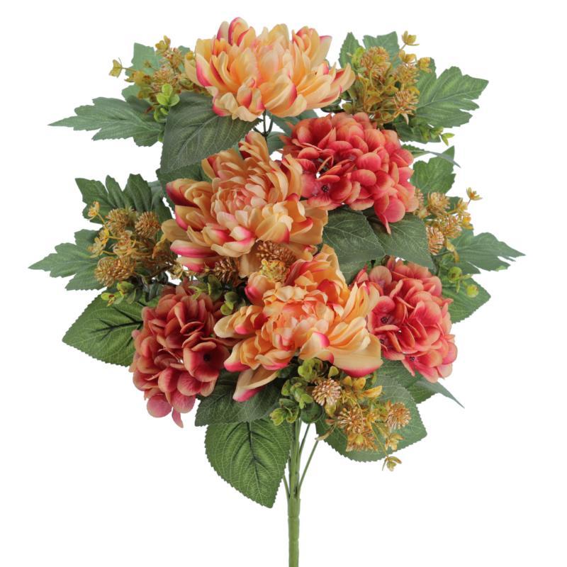 PALMA HYDRANGEA MUM CORAL