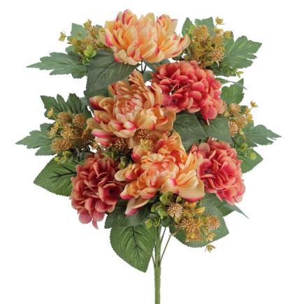 PALMA HYDRANGEA MUM CORAL