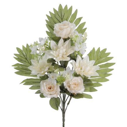PALMA DAHLIAS ROSAS CREMA