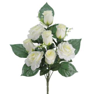 PALMA ROSAS CAPULLOS CREMA