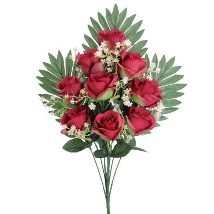 PALMA ROSAS BURDEOS