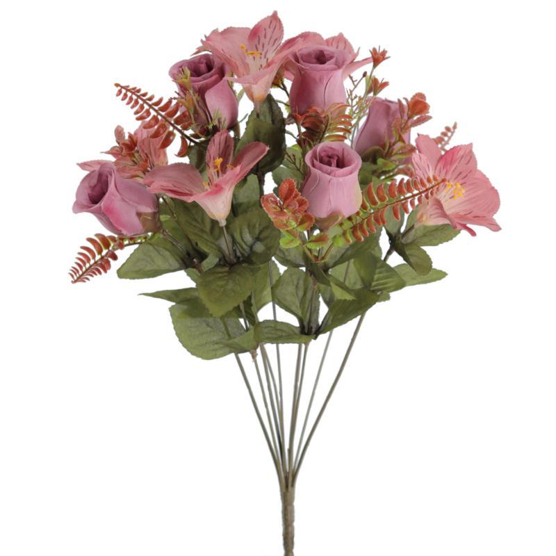 RAMO ROSAS ALSTROMENIA MALVA