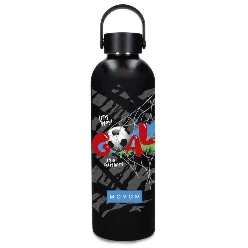 BOTELLA TERMICA 500 ML OFFSIDE NEGRO MOVOM
