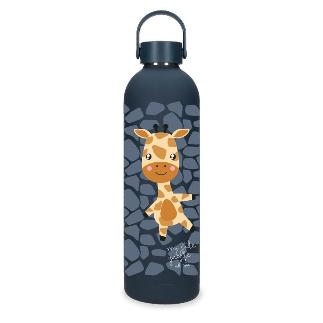 BOTELLA TERMICA 750 ML HAPPY PETS JIRAFE MARINO
