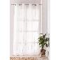 CORTINA MUJJI ILENIA 140X265 CM BLANCO OPTICO