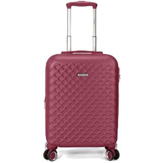 MALETA EXTENSIBLE PP CON 4 RUEDAS DOBLES Y CIERRE 60 CM