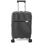 MALETA CABINA EXTENSIBLE PP CON 4 RUEDAS DOBLES Y CIERRE 50 CM VERDE