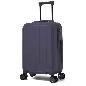 MALETA RIGIDA ABS CON CIERRE DE COMBINAC 4 RUEDAS DOBLES AZUL 70 CM