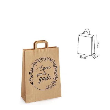 BOLSA PAPEL CON ASA DRAFT 41X12X32 ESPERO