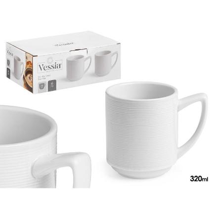 TAZA PORCELANA 320 ML