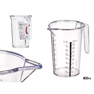 JARRA MEDIDORA TRANSP 800 ML