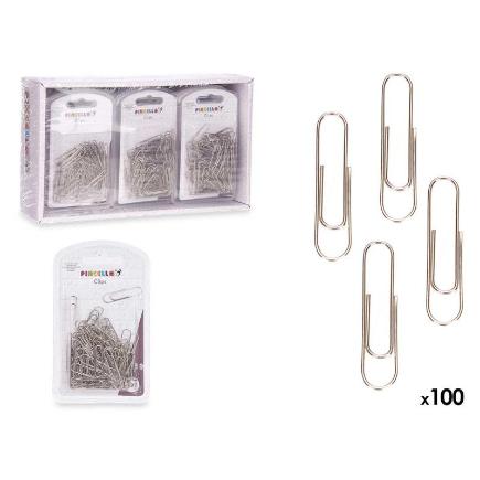 SET 90 CLIPS SILVER MED