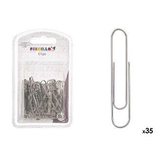 SET 35 CLIPS SILVER GRD