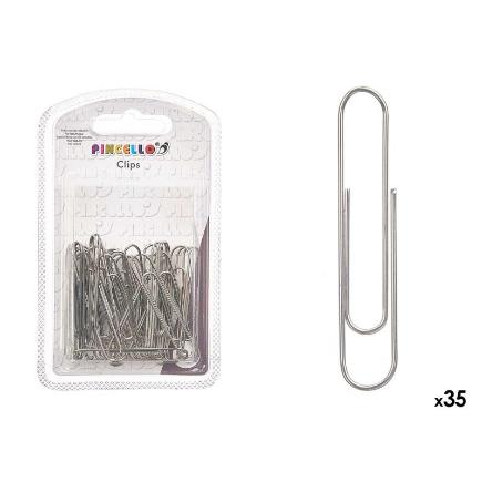 SET 35 CLIPS SILVER GRD