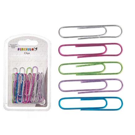 SET 30 CLIPS METALIZADOS GRD