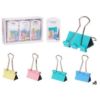 SET 5 PINCAS CLIP COLOR PASTEL MED