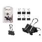 SET 8 PINZAS CLIP NEGRO PEQ