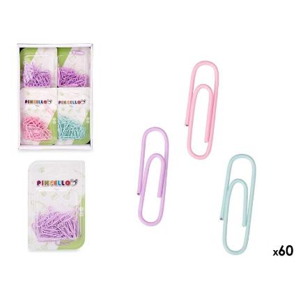 CLIPS 60 PZS MEDIANO SURT 3 COLORES