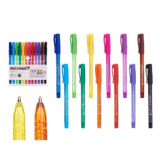 SET 12 BOLIGRAFOS FLUOR SEMIGEL