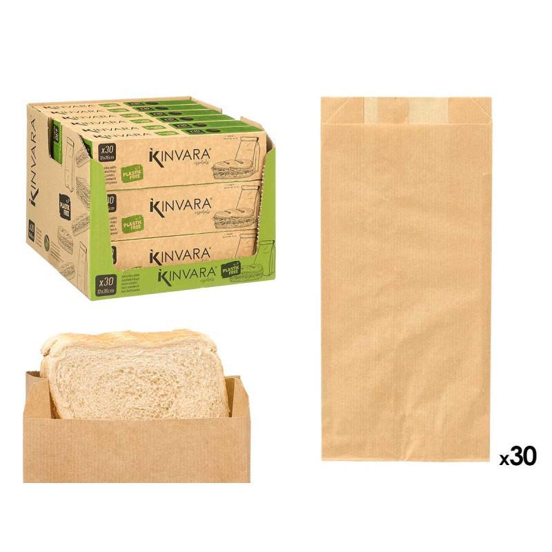 BOLSA PAPEL BOCADILLO 30 UDS 12X26.6 CM