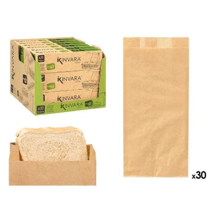 BOLSA PAPEL BOCADILLO 30 UDS 12X26.6 CM