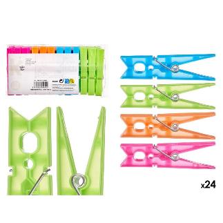 SET 24 PINZAS PLASTICO MEDIANAS