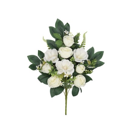 CONJUNTO CAP-MAGNOLIA X12-55 CM BLANCO
