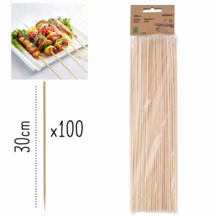 PINCHO BROCHETA 30 CM X 100