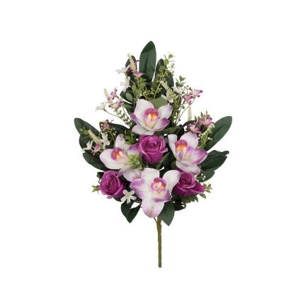 CONJUNTO CAPULLOS-ORQ X 12-57 CM VIOLETA