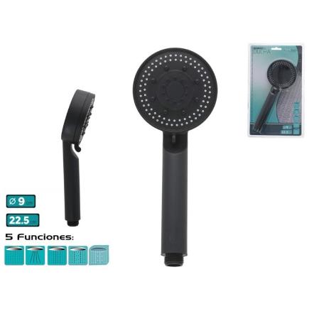 MANGO DE DUCHA 5 FUNCIONES DIA 90 MM X 225 MM