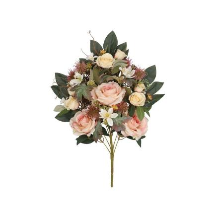 CONJUNTO ROSAS-CAP MIX (A) X 9-55 CM ROSA