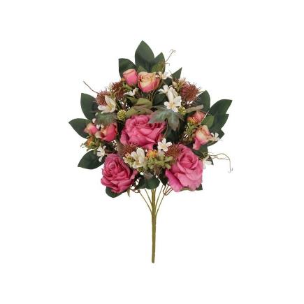 CONJUNTO ROSAS-CAP MIX (A) X 9-55 CM VIOLETA