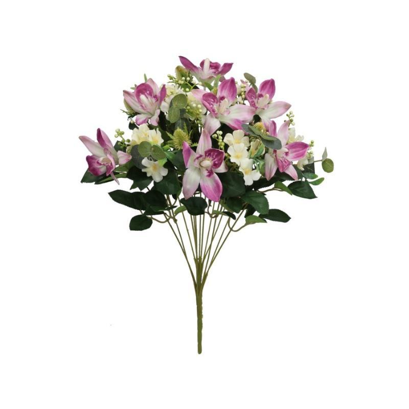 RAMO CYMBIDIUM MIX X 13-52 CM VIOLETA