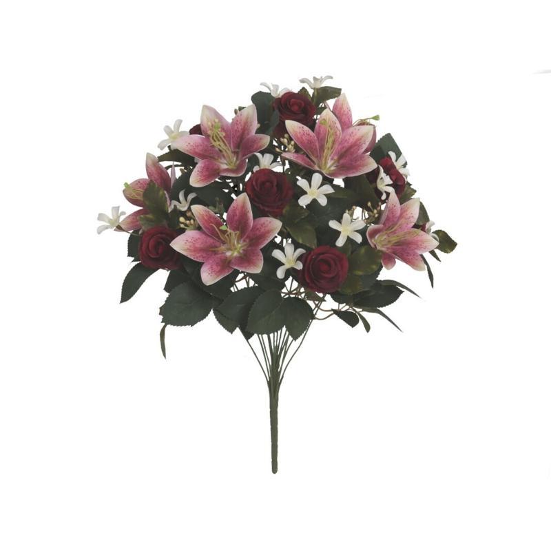 RAMO CAPULLOS-LILIUM (A) X13 50 CM ROJO