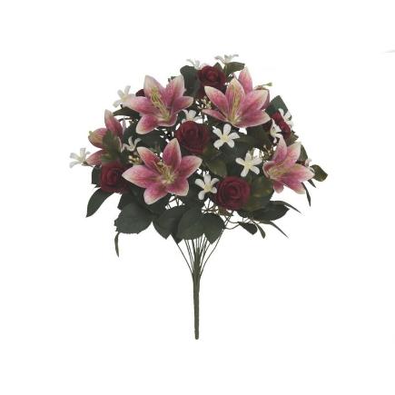 RAMO CAPULLOS-LILIUM (A) X13 50 CM ROJO