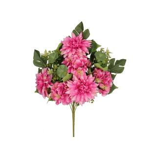 CONJUNTO DALIA-HORTENSIA X11-60 CM FUCSIA