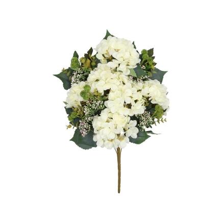 CONJUNTO HORTENSIAS X 11-56 CM BLANCO